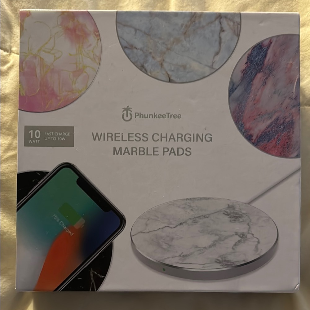 PhunkeeTree Marble Wireless Charging Pads